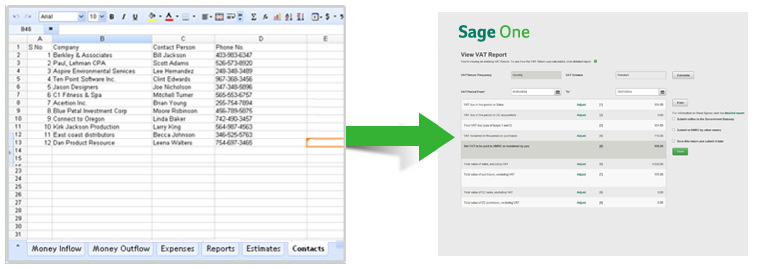 Sage One is purpose built for VAT returns